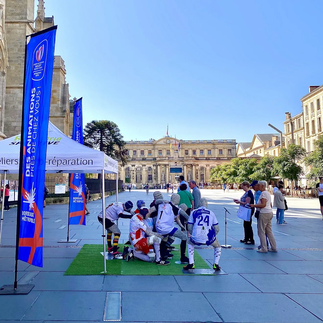 La Mêlée présentée dans l’espace public à Bordeaux